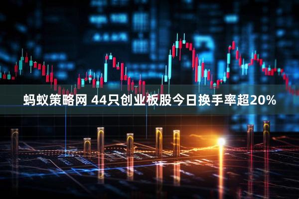 蚂蚁策略网 44只创业板股今日换手率超20%